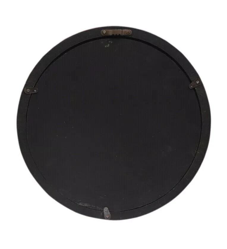 Vintage Brown Wood & MDF Wall Clock,