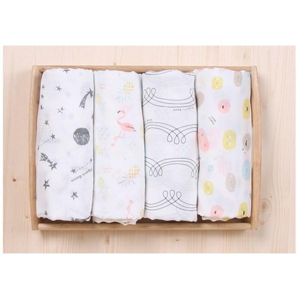 Organic Boom Bamboo Muslin Double Gauze Infant Blanket, Korean Baby Products