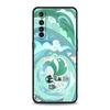 For Realme 10 9 8 5G 7 6 GT2 Pro Plus 9i 8i C21 C11 C25 C35 Genshin Impact Cartoon Logo Phone Case For Realme GT Neo 2 3T Cover