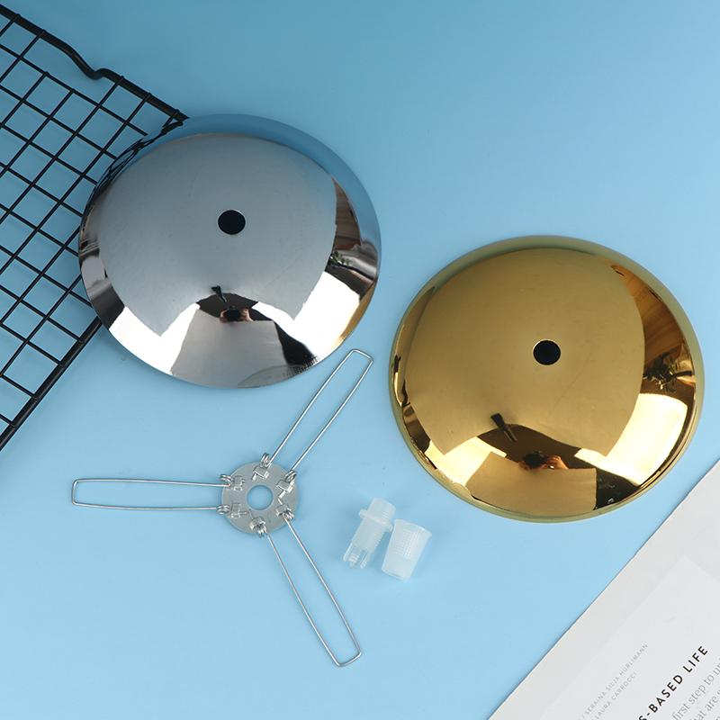 1 Set Flying Saucer Arc Cover Tray Pendant Lamp Ceiling Lamp Accessories Three Forks Fixing Spring + Tension Head