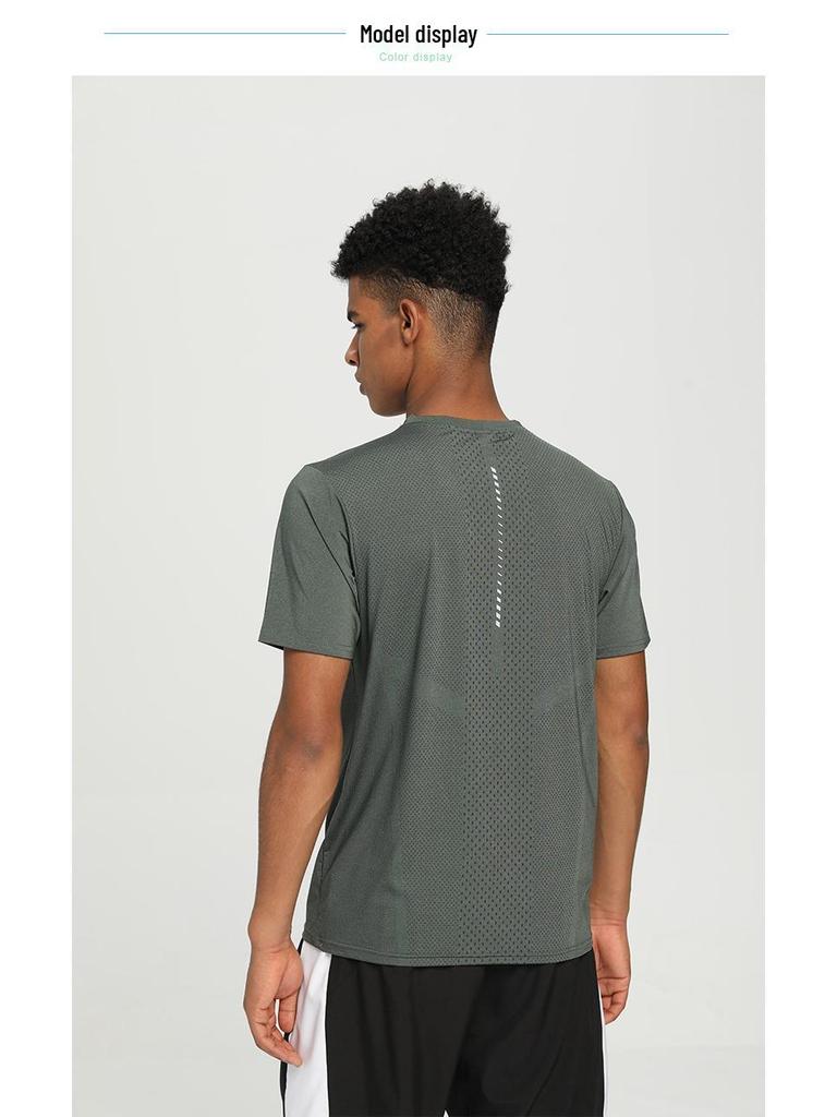 Men's Quick-Dry Ice Silk Sports Polo Shirt