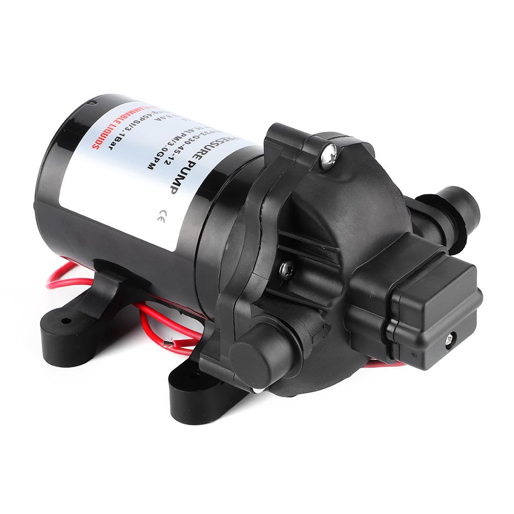 12V 3.0GPM 45PSI Diaphragm Water Pump Self Priming High Pressure for Marine Boat RV