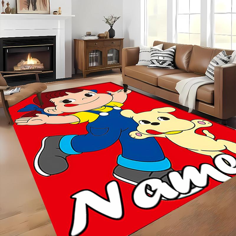 Custom personalization Peko Area Rug - Perfect For Kitchen, Bathroom,Laundry Room Decor Large Size Available,Gift All Seasons