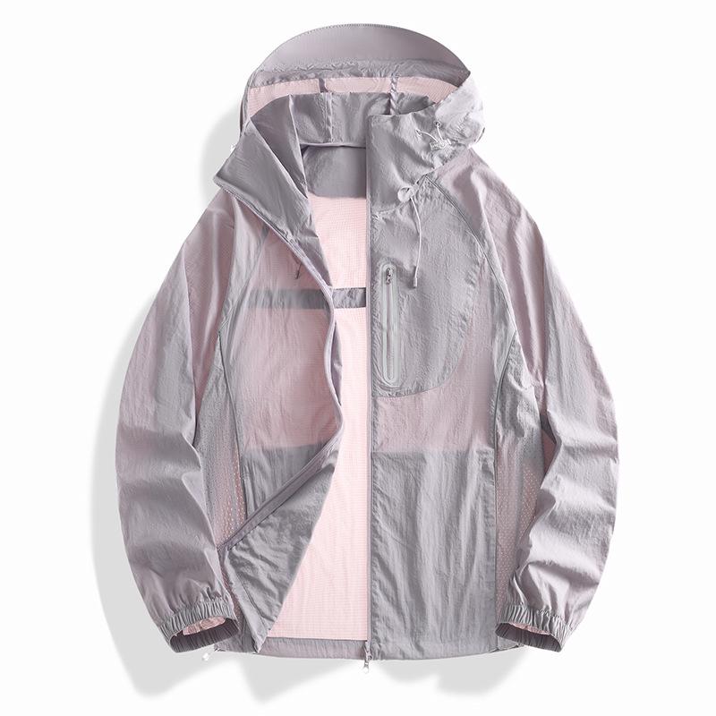 Unisex Anti-UV Windproof Nylon Jacket for Mountain Climbing - Lightweight Summer Sun Protection