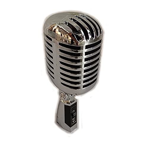 Skull Microphone Dynamic Microphone Silver
