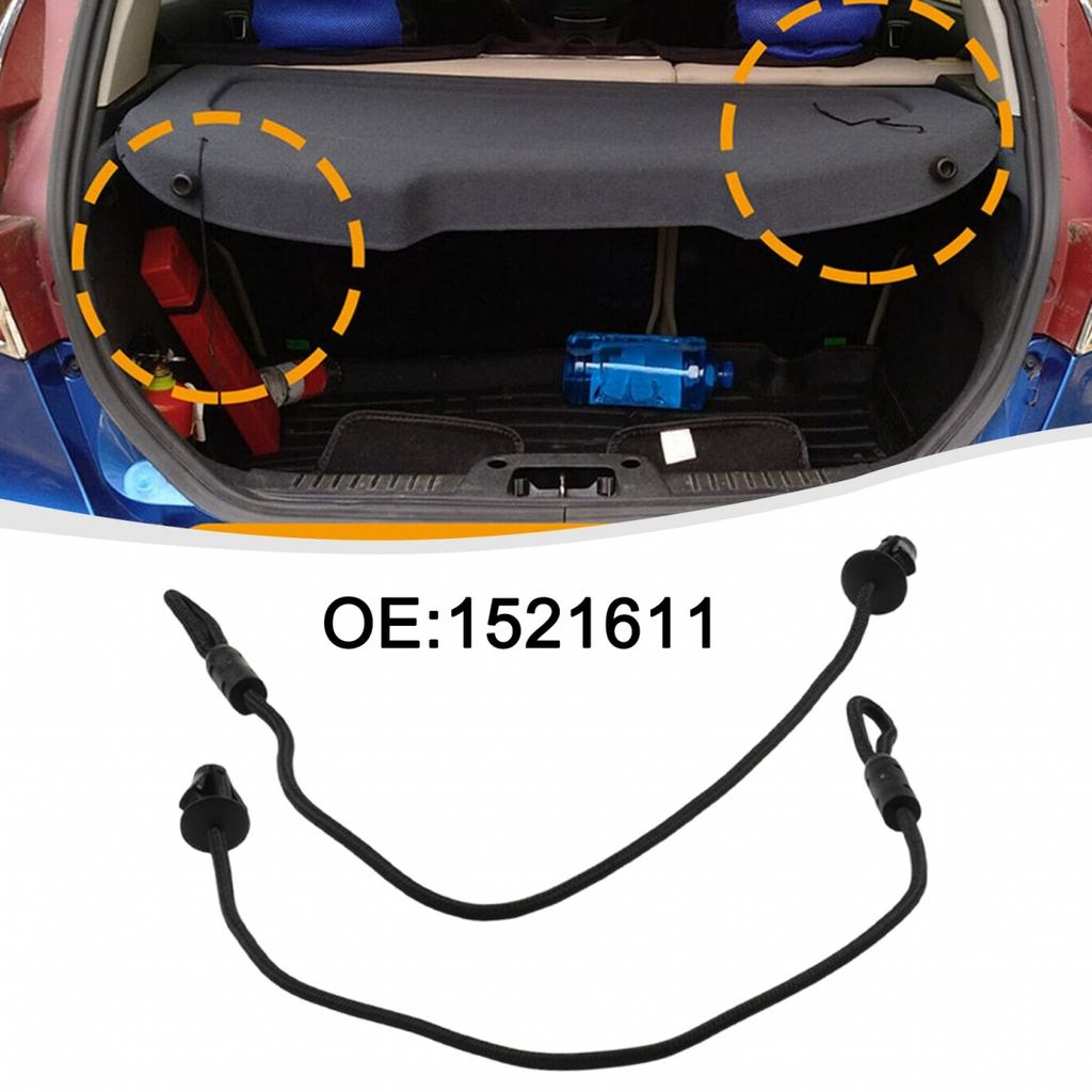 Car Accessories Parcel Shelf Strap Nylon + Plastic Replacement