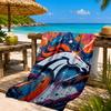 Telo Mare Logo Denver Broncos, Asciugatura Rapida, Facile da Curare, Adatto Sia per il Fitness che per le Vacanze al Mare, Essenziale Sportivo