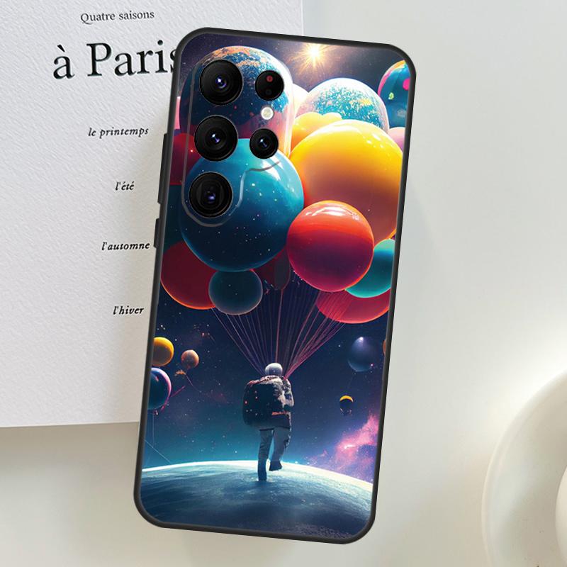 

Outer Space Planet Stars Moon Case For Samsung Galaxy S26 Ultra S25 S24 S23 S21 S22 Ultra S10 S20 Plus S25 FE Phone Cover Galaxy S21Ultra