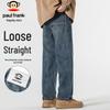 paul frank Men's American Straight-Leg Loose Fit Jeans
