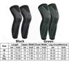 Breathable Running Sport Knee Pads Nylon Fitness Kneepad Long Full Legs Sleeve  Fitness Gear