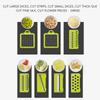 Vegetable Cutter Peeler Chopper Fruit Potato Carrot Grater for Kitchen Household Restaurant
