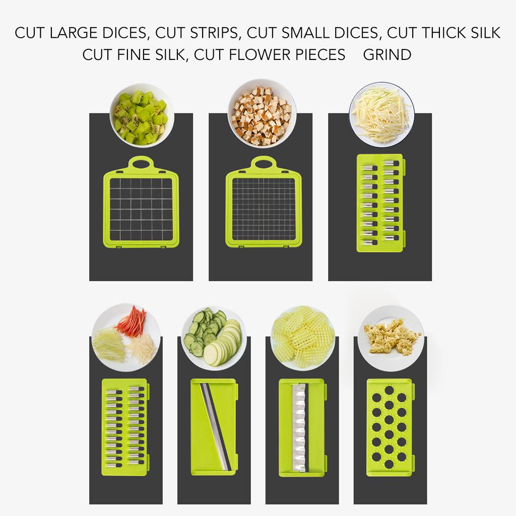 Vegetable Cutter Peeler Chopper Fruit Potato Carrot Grater for Kitchen Household Restaurant
