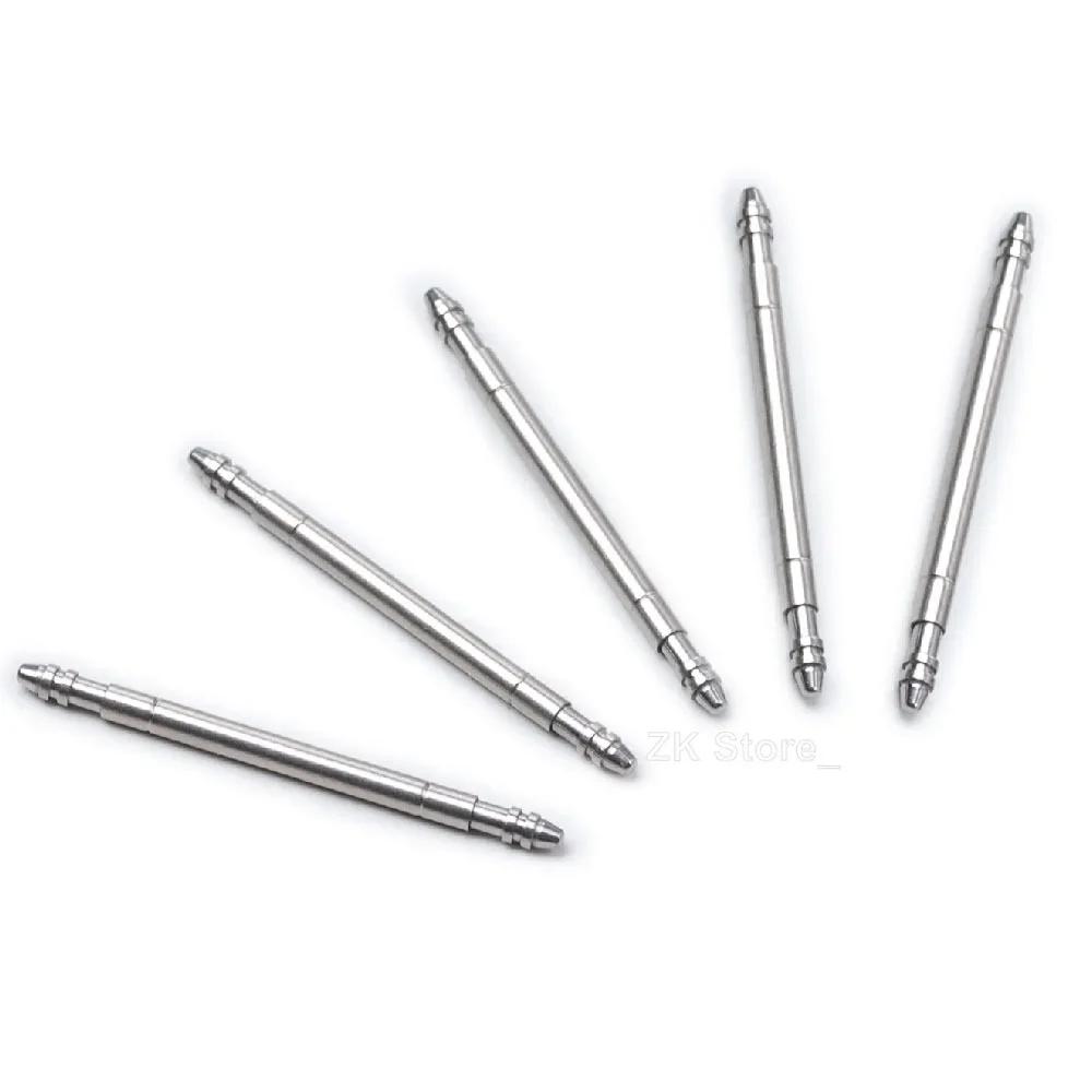 316L Edelstahl Federstege 1,5mm 1,8mm 2,0mm Durchmesser Dick Stark Langlebig Verbindungsstifte 19.5 20.5 21.5mm Uhrenzubehör