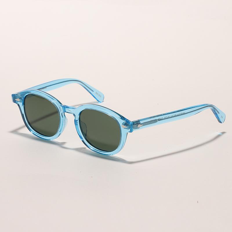 Retro Johnny Depp Sunglasses Men Women Polarized Sun Glasses Brand Vintage Acetate Frame For Male Eyeglasses Eyewear