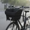Front Bike Basket with Mounting Hardware Open-Top for Grocery Shopping