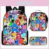 Alphabet Lore Cartoon Backpack For Elementary Students With Waterproof Oxford Fabric And Breathable Design