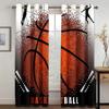 Sport Football Basketball  High Shading Curtain Cortina De Sombra Thick Clackout Drape for Living Room Gardinen Suitable for Boy