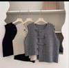 Women's 2026 Autumn/Winter Sleeveless Cardigan Vest