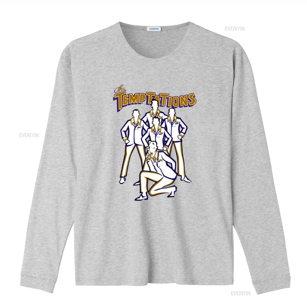 The Temptations Mens T Shirt Retro Soul Motown Band Artwork Funk Concert Music Legends Tour Merch Back to Front Album vintage