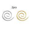 2PCS Spiral Cable Knitting Needle Stainless Steel Circular Sewing Needle Knitting Needles Stitch Holders Handmade Knitting Tools