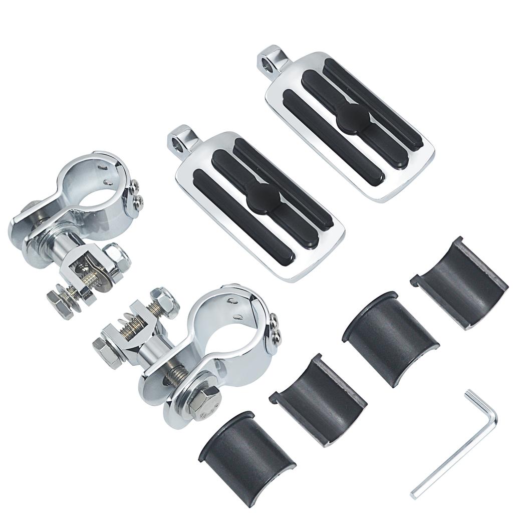 Chrome motocykl autostrada zacisk podnóżki podnóżek pedał podnóżki góra dla Harley Electra Road King przemieszczanie się po ulicy 1-1/4"