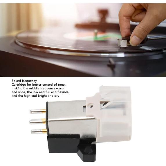 At 3600L Dual Moving Magnet Turntable Cartridge, Magnetic Cartridge , Compact and Portable, for Record Player