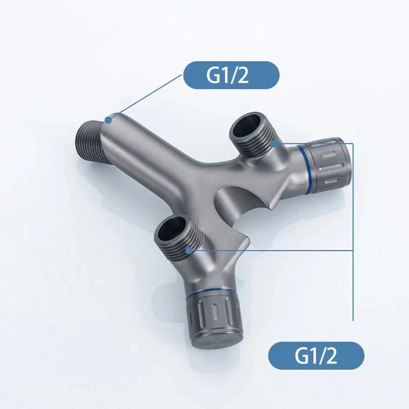 

Биде для туалета Душ Туалет Биде Распылитель Набор Душевая Лейка Угловой Вентиль Настенный Монтаж Двойной Выход Вода V-образный Смеситель для Биде Набор