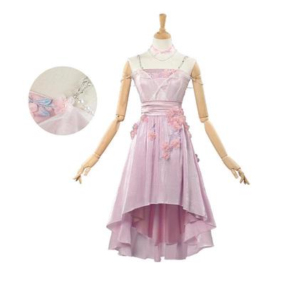 Naiste cosplay kostüümid, anime kostüümid, roosad pikad kleidid, cosplay komplektid, Halloweeni cosplay peod ja koomiksinäituse kostüümid