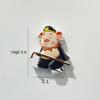 Creative Refrigerator 3d Creative Cartoon Magnetic  Journey To The West Resin Tourism Souvenir Cute Sticker