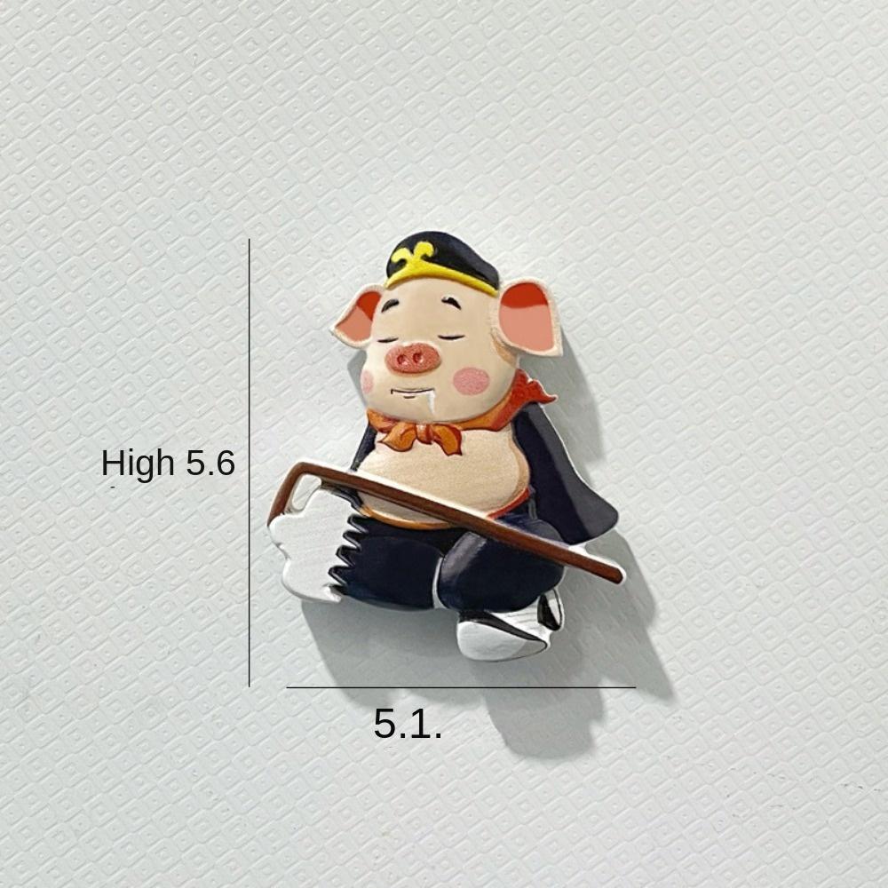 Creative Refrigerator 3d Creative Cartoon Magnetic  Journey To The West Resin Tourism Souvenir Cute Sticker