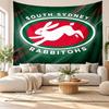 South Sydney Rabbitohs Wall Tapestry, Soft Fabric Wall Hanging, Decorative Backdrop For Bedroom Home Wall Art