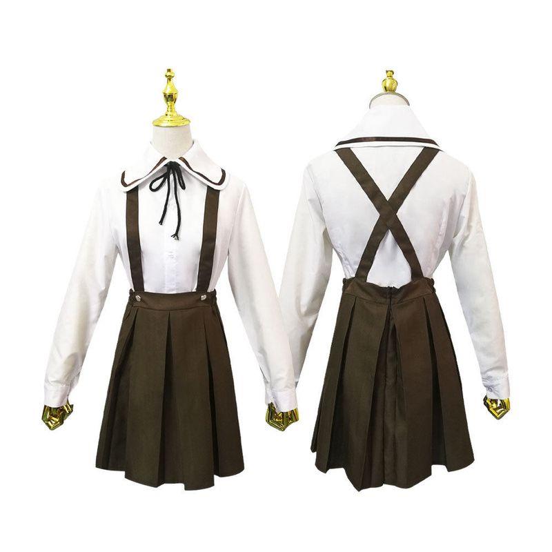 Danganronpa Fuyuki Senri Cosplay School Uniform Work Clothes in Stock Cosplay Outfit