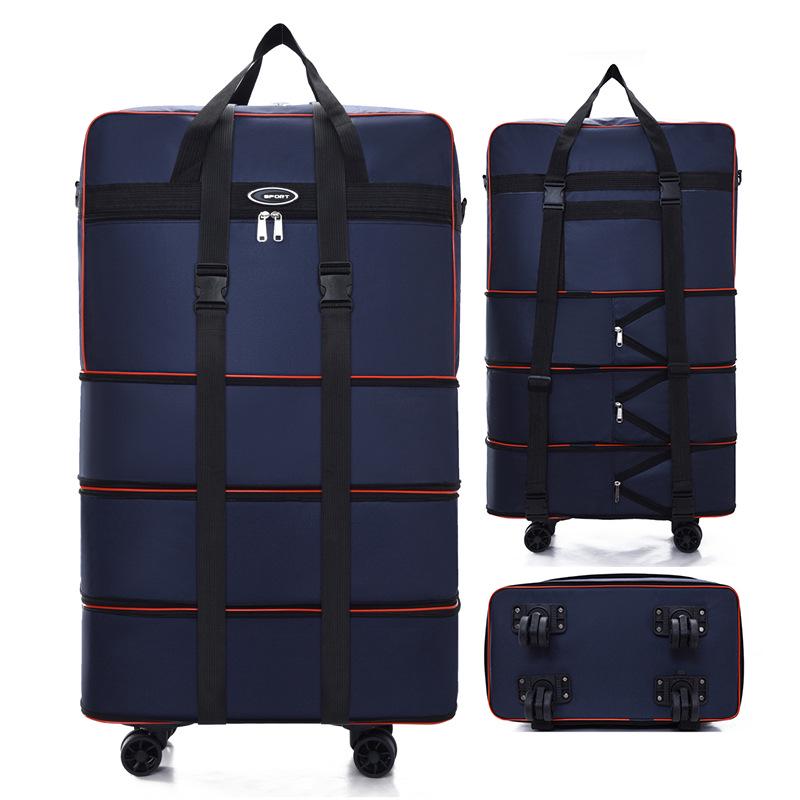 Large Capacity Folding Travel Bag with Universal Wheels