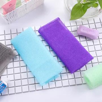 Nylon Mesh Baths Shower Body Wash Clean Exfoliate  Puff Wash Towel Cloth Scrubbers