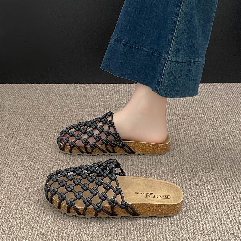 Healing Style Gentle And Comfortable Home Relaxation Cozy Slippers Women'S Shoes Hollow Trend Fashion
