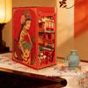 Support de livres en bois de style ancien: Kit d'assemblage DIY Cadeau d'anniversaire & Ornement de bureau créatif