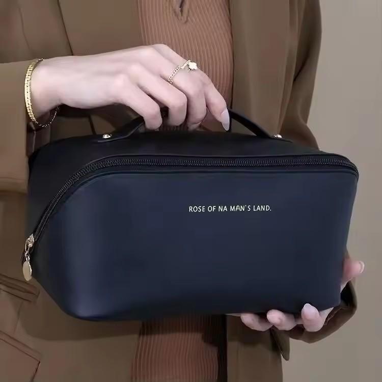Makeup Organizer Female Toiletry Kit Bag Make Up Case Storage Pouch Luxury Lady Box, Cosmetic Bag, Organizer Bag for Travel Zip