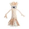 Yousheng Cotton Rope Dog Chew Toy Handmade Cartoon Big Eyes Squeaky Pet Toy Bite Resistant Small Dogs Teething Interactive Toy Pet