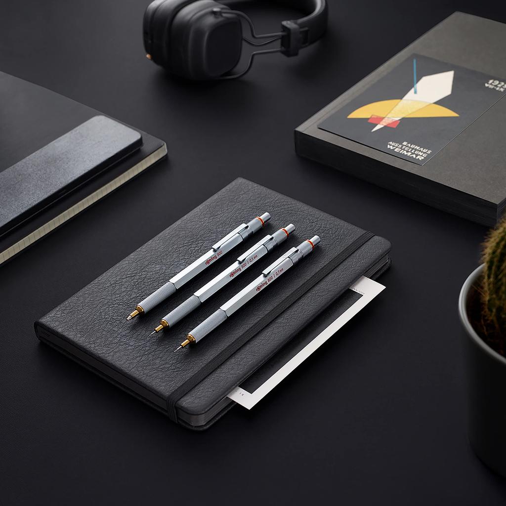 Rotring Mekanisk penna 800 Silver Officiellt importerad 0,7 mm (Produktkod 1904448)