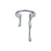 Alloy Water Drop Rings for Women Girl Colorful Statement Alloy Rings Photo Props