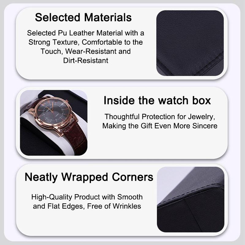 New Watch Storage Box PU Box Jewelry Watch Stand Organizer for Men Gift SSH12