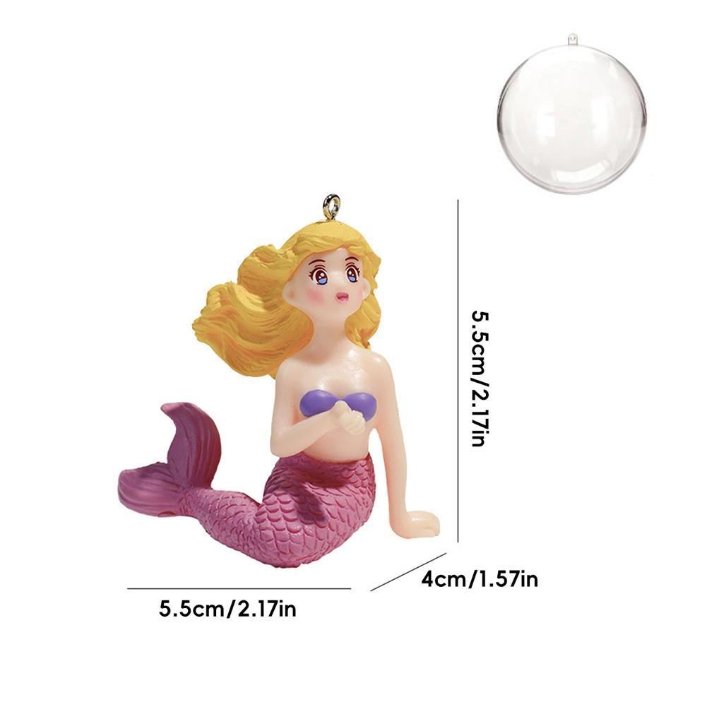Floating Mermaid Ornament for Aquarium Magical Fish Tank Decor Vibrant Colors Unique Sculpture Aquarium Landscape Accessory