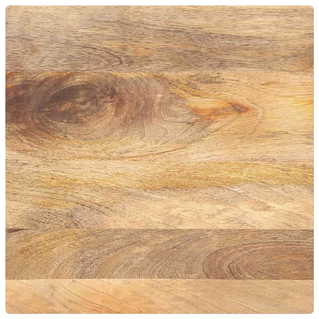 vidaXL Tischplatte 60x60x2,5 cm Quadratisch Massivholz Mango braun