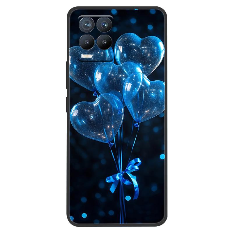 Funda para Realme 8 Pintura de Mármol Suave Mate Silicona Trasera para Realme 8 Pro 8i Realme8 4G RMX3085 Carcasa Completa para Teléfono Linda