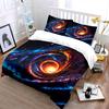 Galaxy Theme 3-Piece Set Multiple Sizes Kid'S And Adults' Bedroom Exquisite 3Pc Bedding Set, Gift
