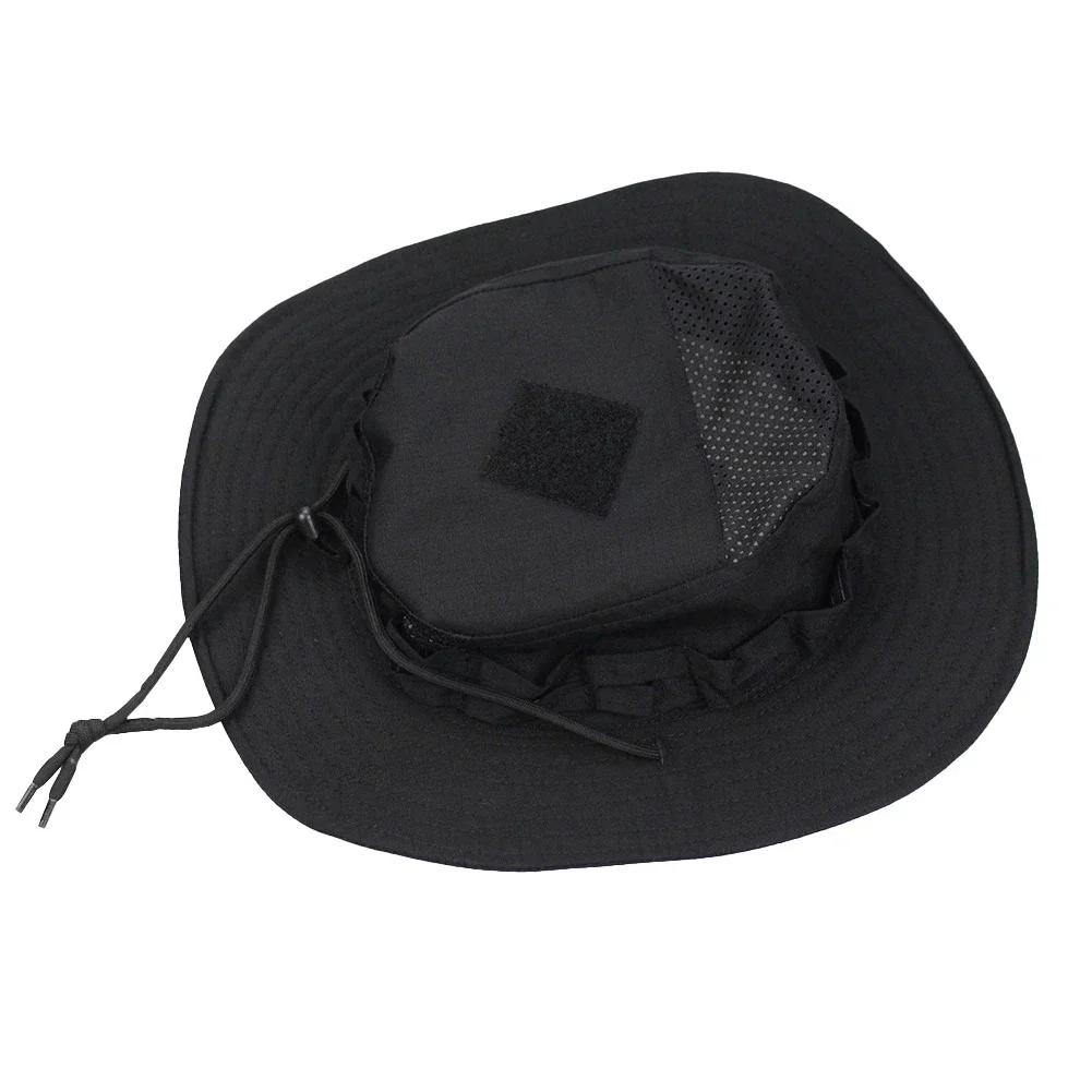 2025Camouflage Enthusiasts Square Pocket Camo Bonnie Cap US Bucket Benny Hats Multicam Fishing Outdoor Hiking Tactical Sun Caps