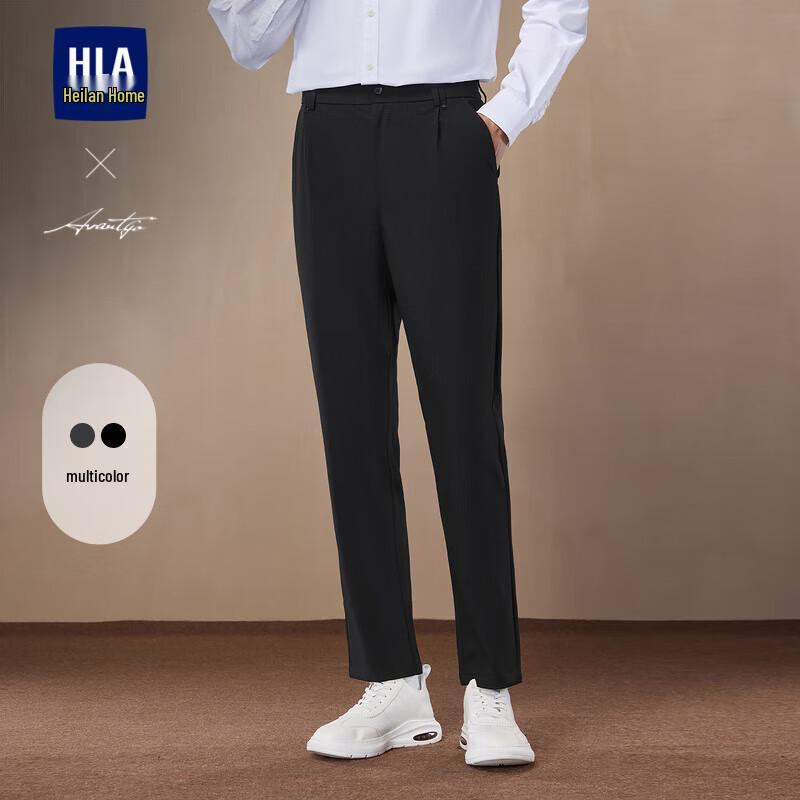 

HLA Men s Smart Casual Pleated Waist Pants S