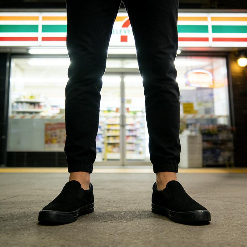 2026 Spring Summer Cloth Shoes Mens Street Style Casual Shoes Flat Black Breathable Cloth Footwear Big Size 45