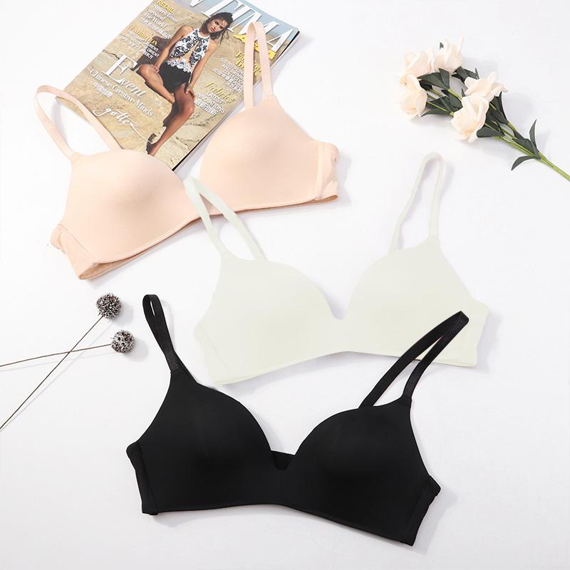1/3PCS Sexy Bra for Women Wire Free Push Up Bra Brassiere Female Underwear Smooth Fabric Seamless Design Lingerie