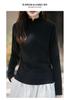 Women's Soft Stand-Up Collar Half-Zip Sweatshirt - Warm, Loose Fit, Long Sleeve, Autumn/Winter Fashion